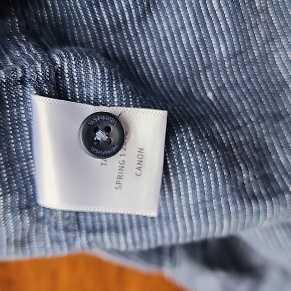 Untuckit Linen Short Sleeve Shirt Men's Size XXX-Large - Picture 9 of 11